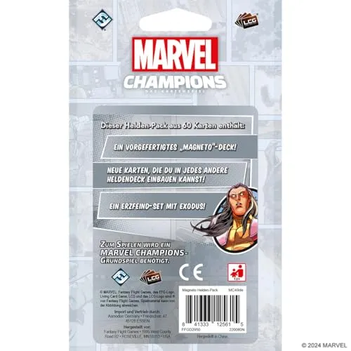 Marvel Champions Das Kartenspiel Magneto Helden-Erweiterung Deutsch