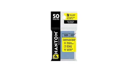 Capstone Games Phantom Sleeves Yellow Kartenhüllen mini-american