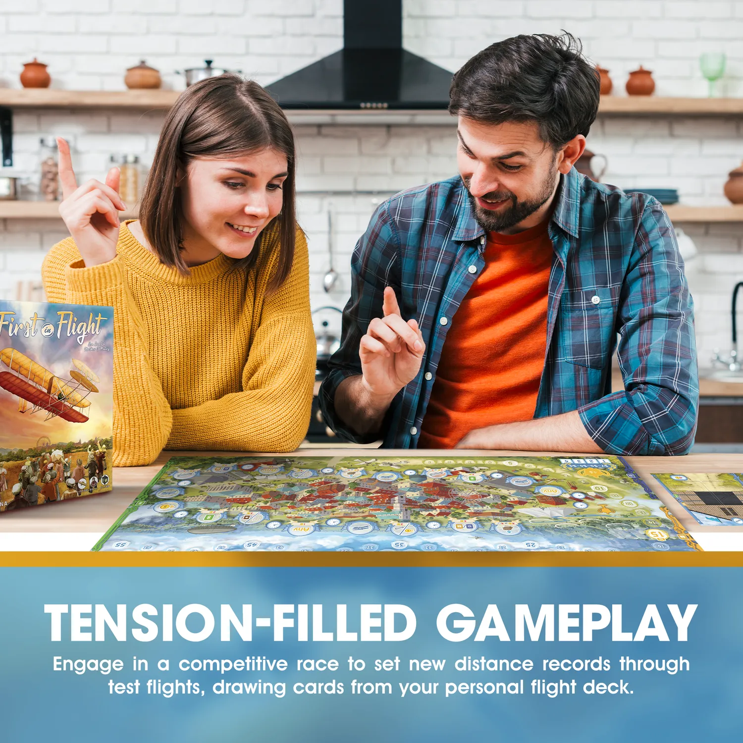 Genius Games First in Flight Brettspiel 1-4 Spieler
