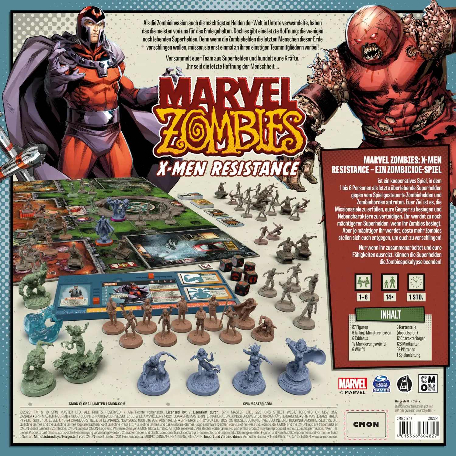 CMON Marvel Zombies X-Men Resistance Zombicide Kennerspiel Deutsch