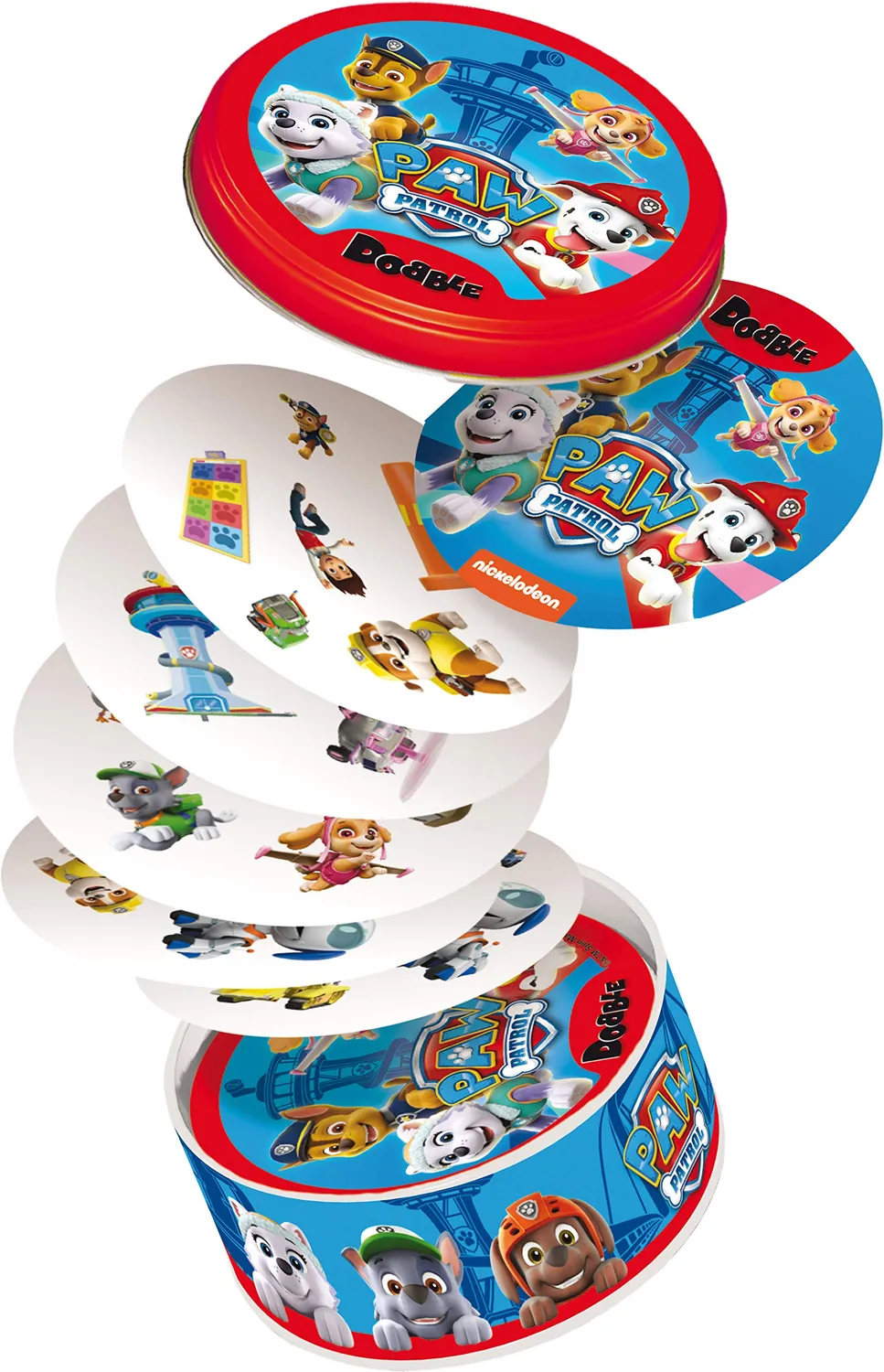 Dobble Paw Patrol Kartenspiel Eco-Sleeve ab 6 Jahren