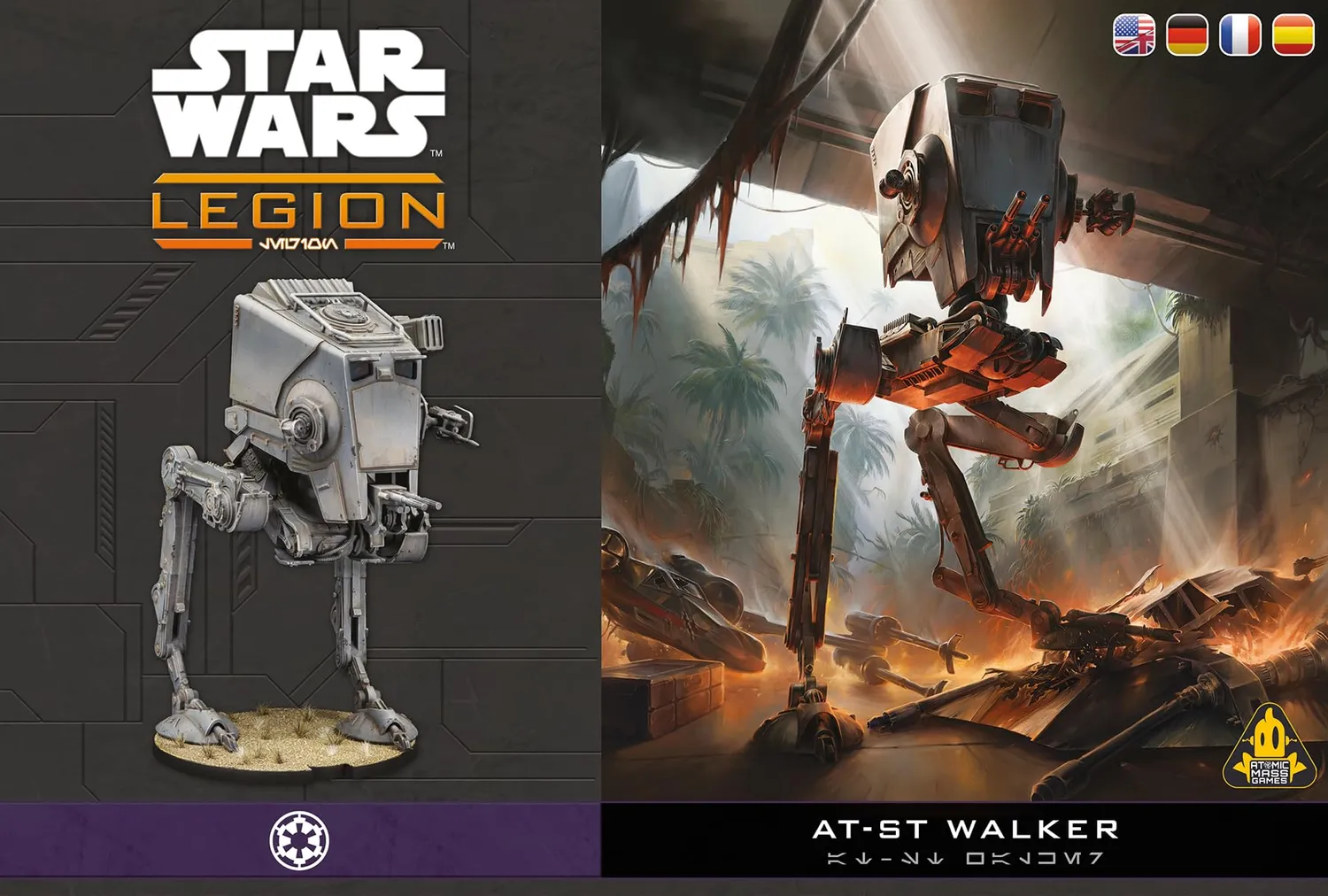 Asmodee Star Wars Legion AT-ST Walker Erweiterung Imperium