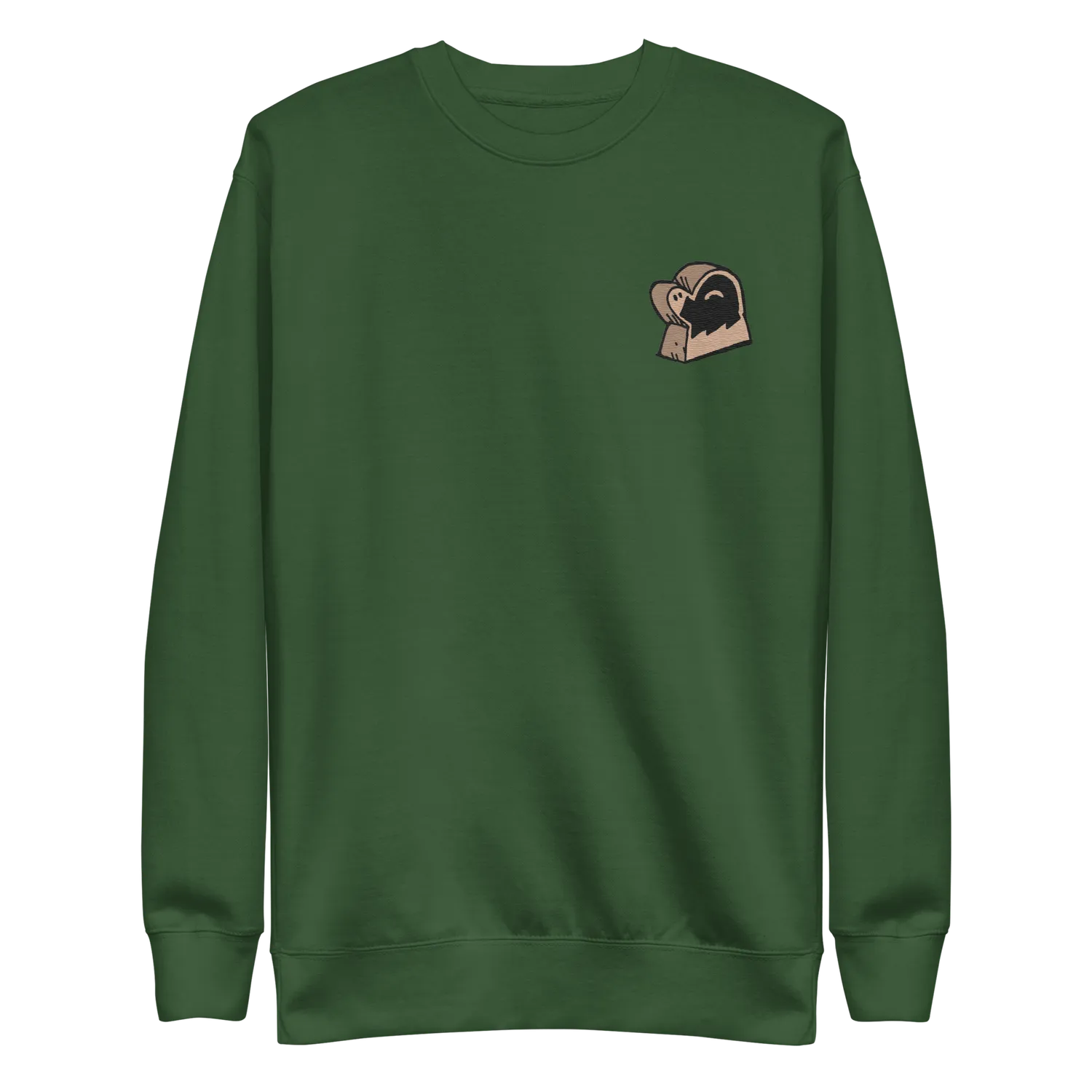 Leder Games Root Duchy Meeple Sweatshirt schwarz bestickt