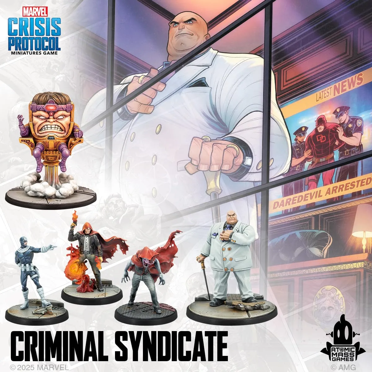 Marvel Crisis Protocol Criminal Syndicate Erweiterung Affiliation Pack