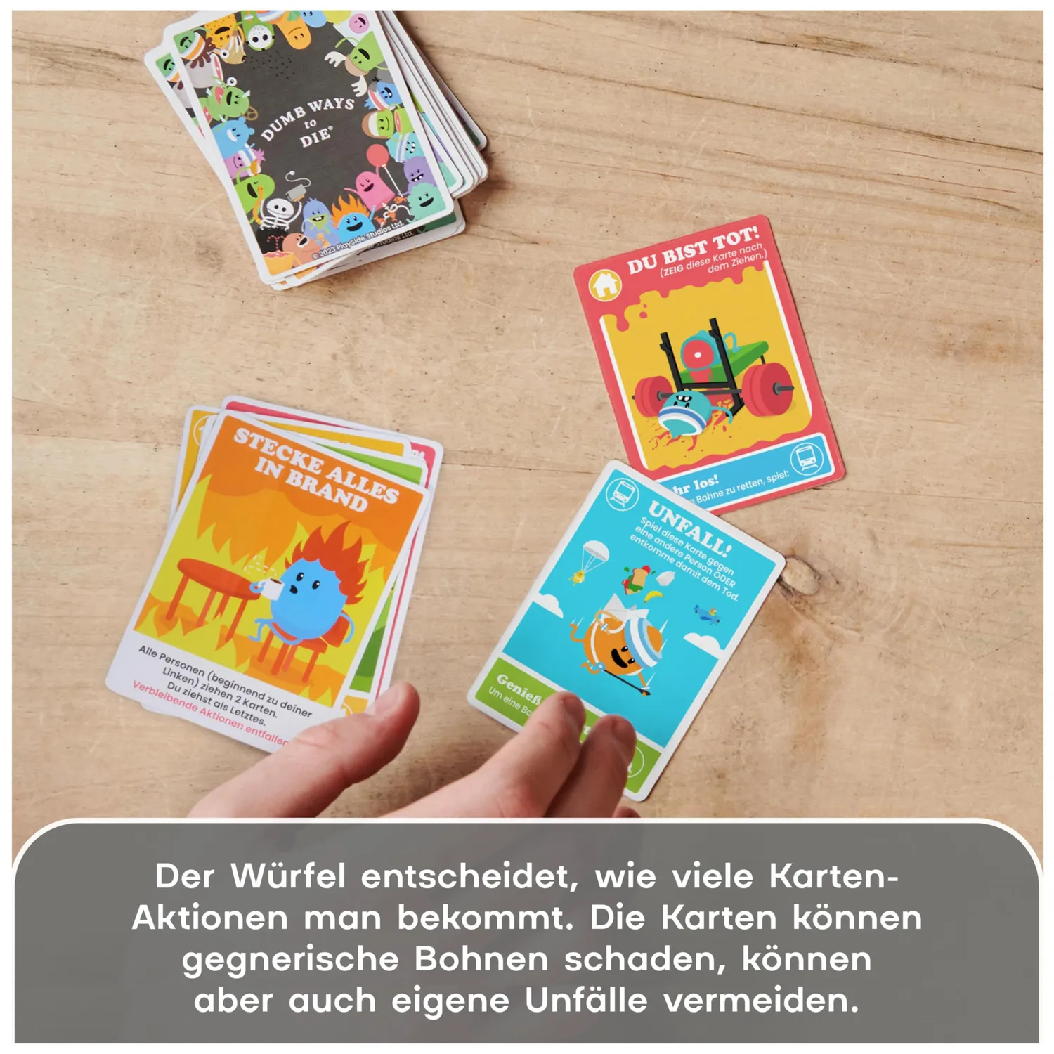 Spin Master Dumb Ways to Die Kartenspiel deutsch ab 12 Jahren