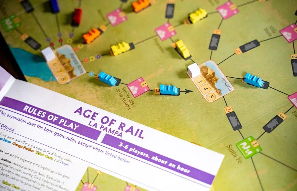Capstone Games Iron Rail Age of Rail Allegheny Erweiterung
