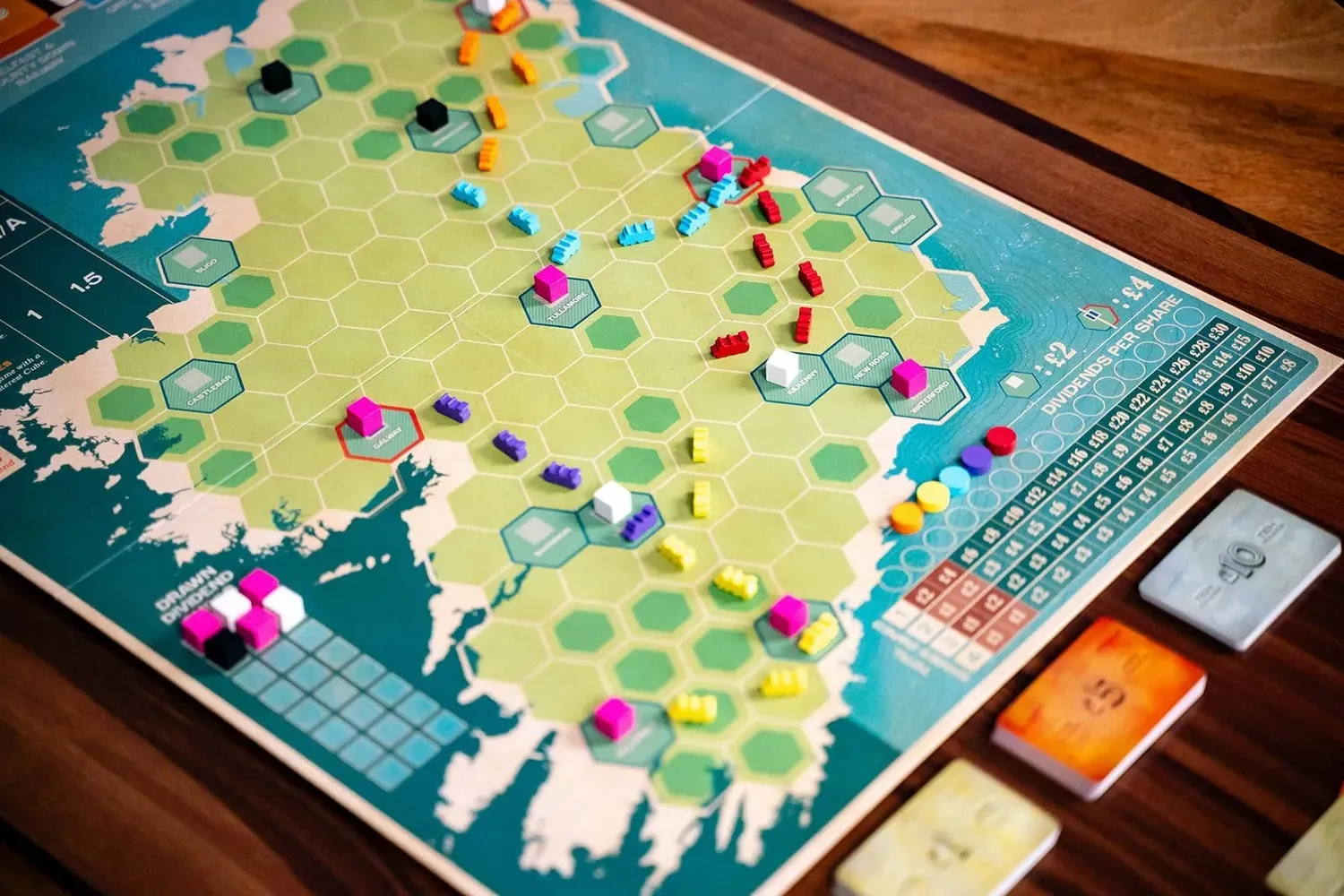 Capstone Games Irish Gauge Iron Rail Eisenbahnspiel