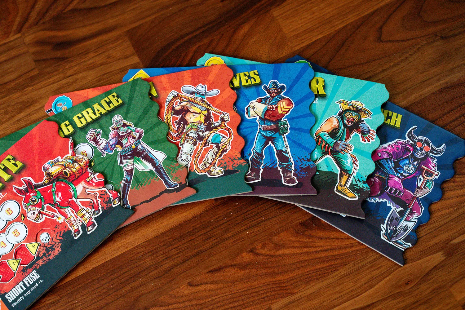 Capstone Games Rowdy Partners Stichspiel Teams Wrestling