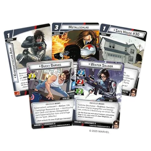 Asmodee Marvel Champions Winter Soldier Helden-Erweiterung deutsch