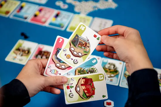 Cranio Minikin City Kartenspiel Familienspiel strategisch