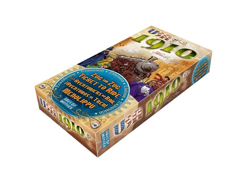 Asmodee Zug um Zug USA 1910 Erweiterung Zielkarten
