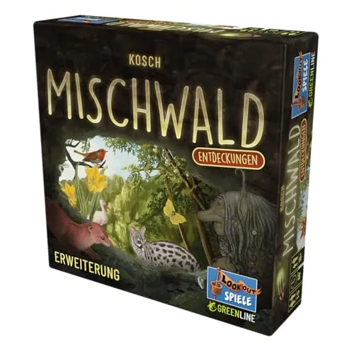 Mischwald Entdeckungen Erweiterung Kartenspiel Deutsch Höhlenkarten