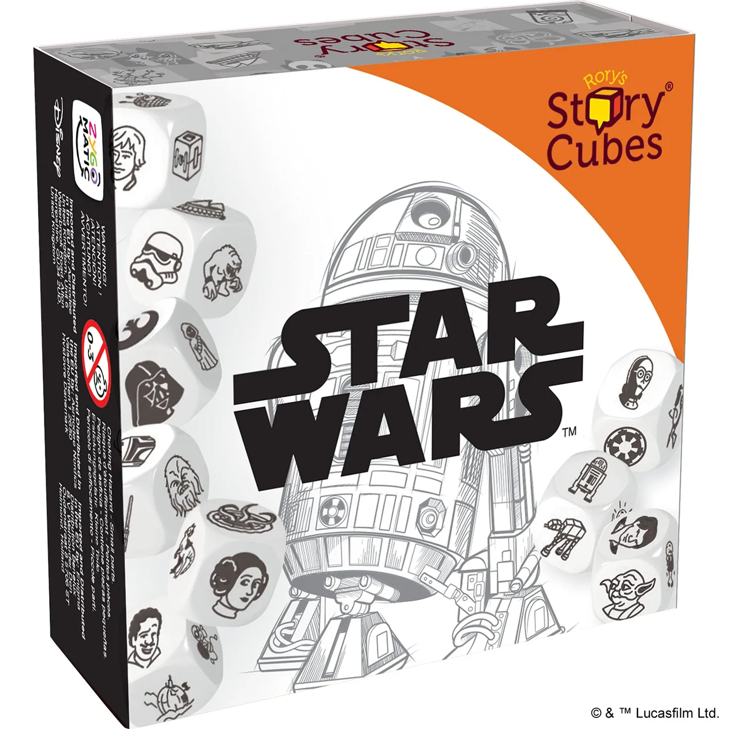Story Cubes Primal Erzählspiel 9 Würfel