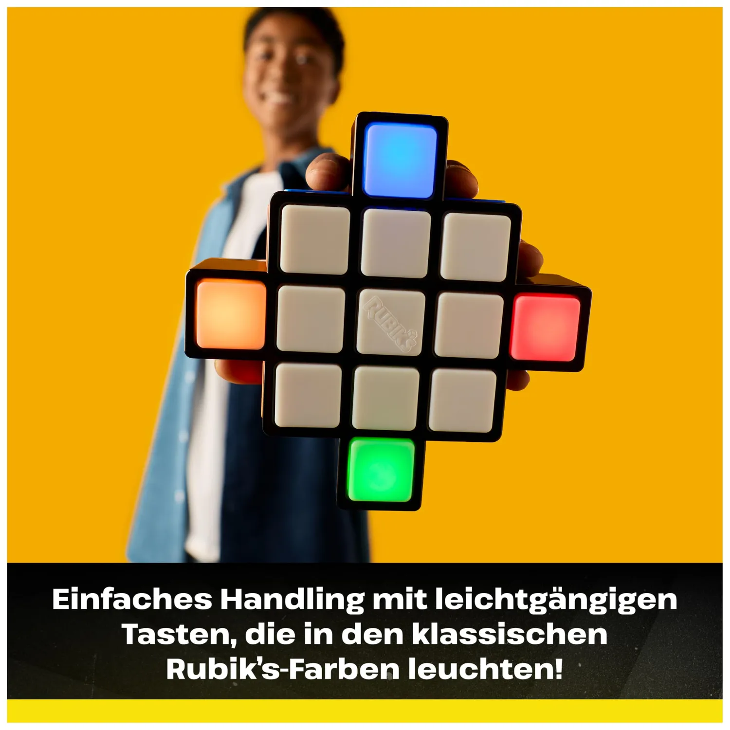 Rubik's Rush elektronisches Farbenspiel 1-4 Spieler ab 7 Jahren