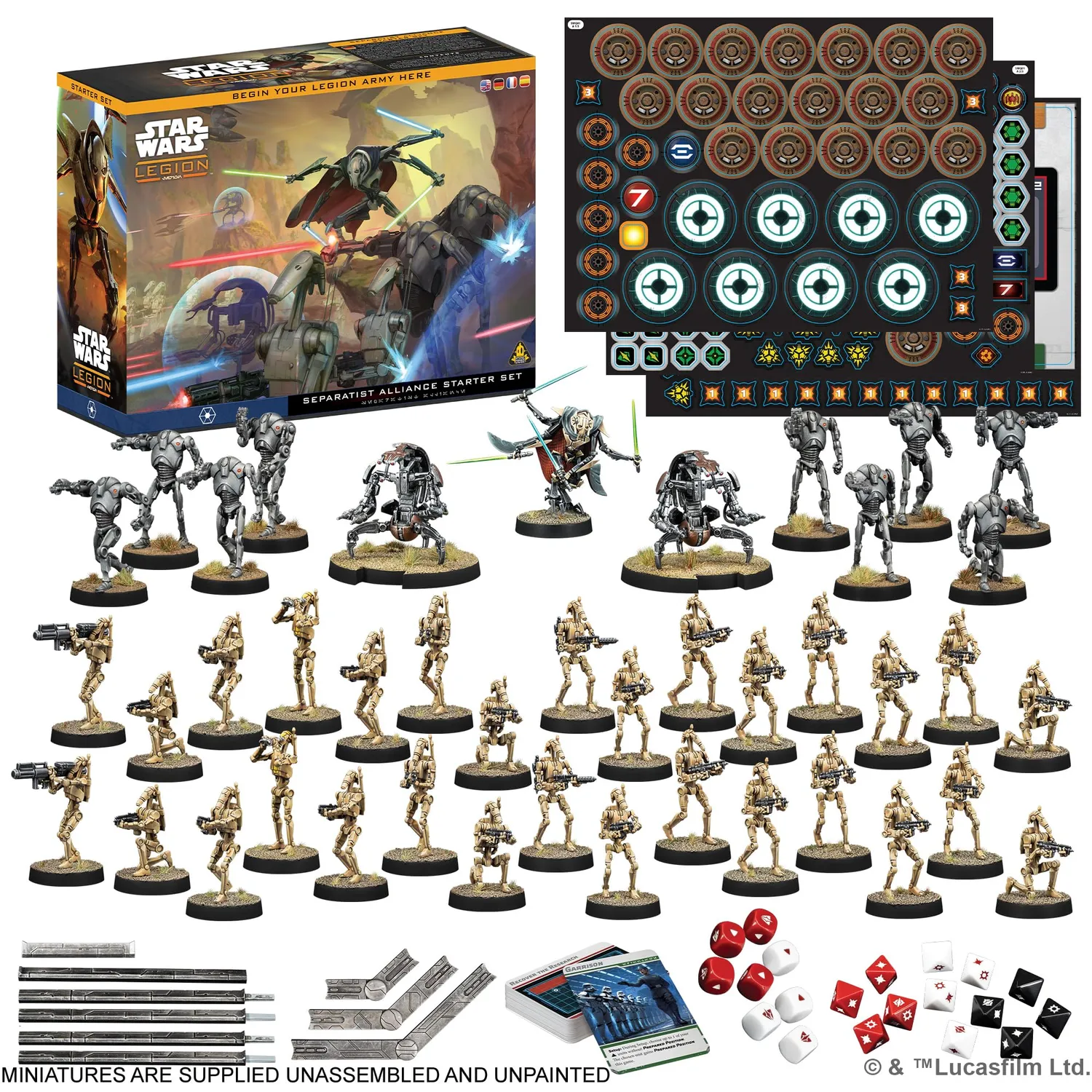 Asmodee Star Wars Legion Separatist Alliance Starterset Deutsch
