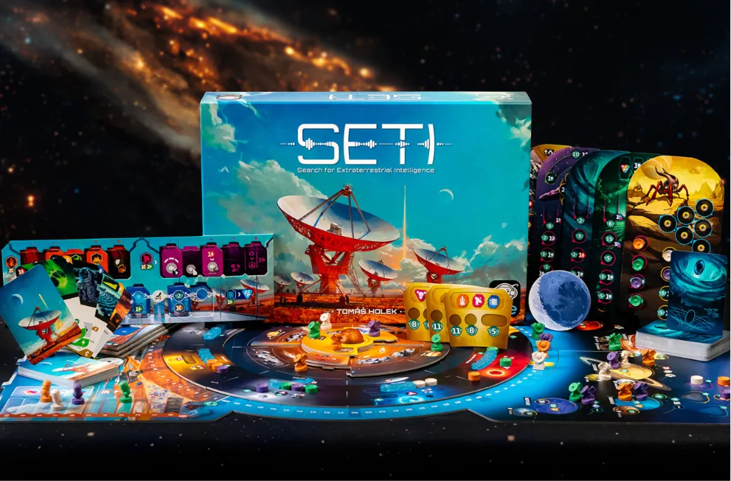Cranio SETI Suche nach Leben Brettspiel Kennerspiel