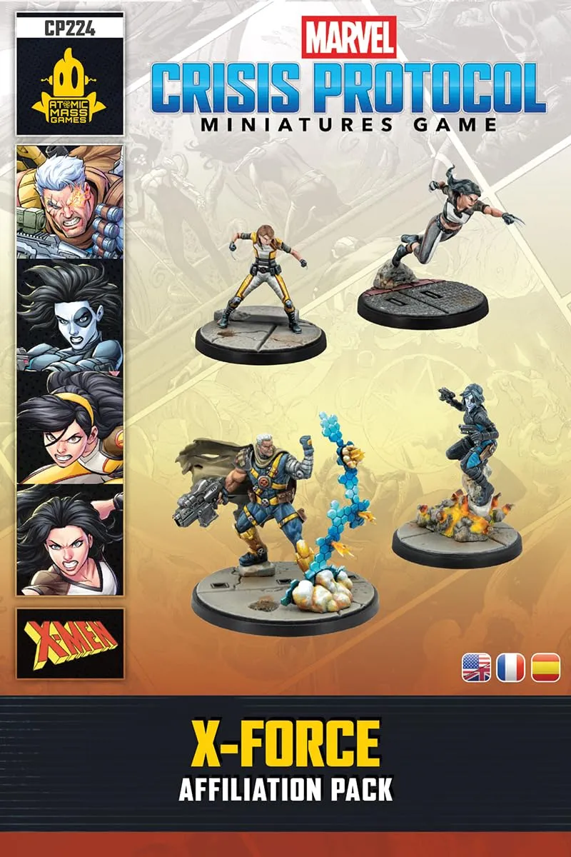 Asmodee Marvel Crisis Protocol X-Force Affiliation Pack Tabletop