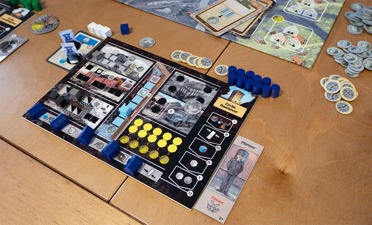 Spielefaible Schichtwechsel Brettspiel 2-4 Kumpel Zechenspiel