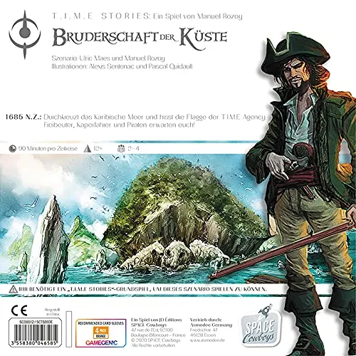 Asmodee TIME Stories Bruderschaft der Küste Erweiterung 2-4 Spieler