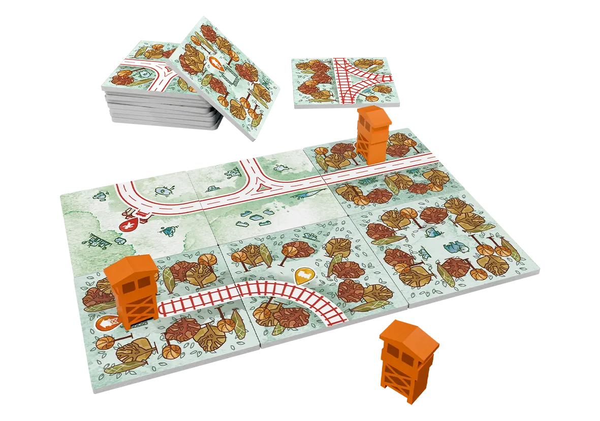 Cranio Railroad Tiles Forest Expansion Erweiterung Wald