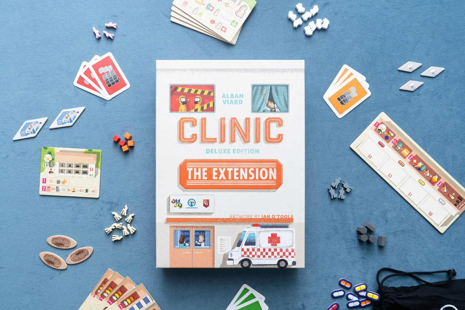 Capstone Games Clinic Expansion 1 Erweiterung modular