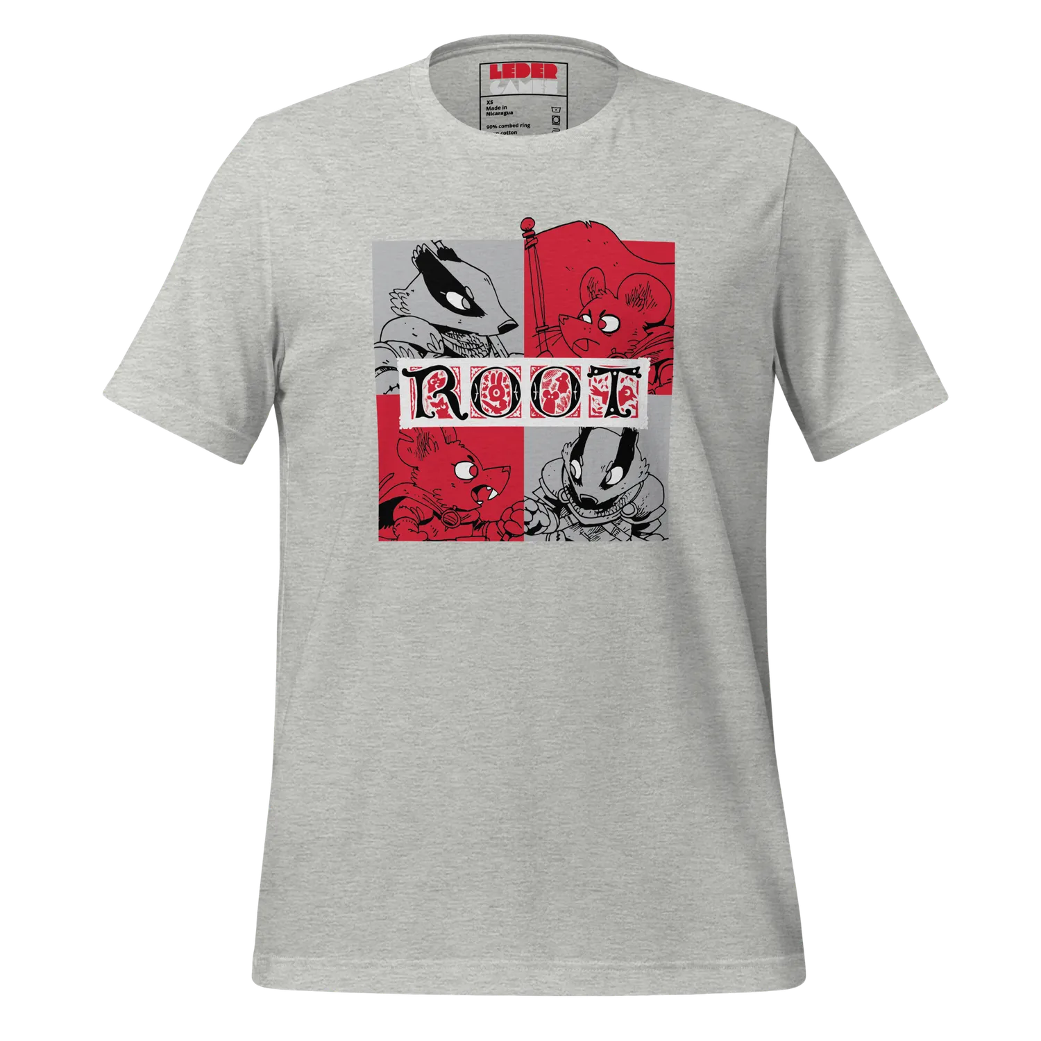 Leder Games Root Marauder Factions Tee Schwarz M