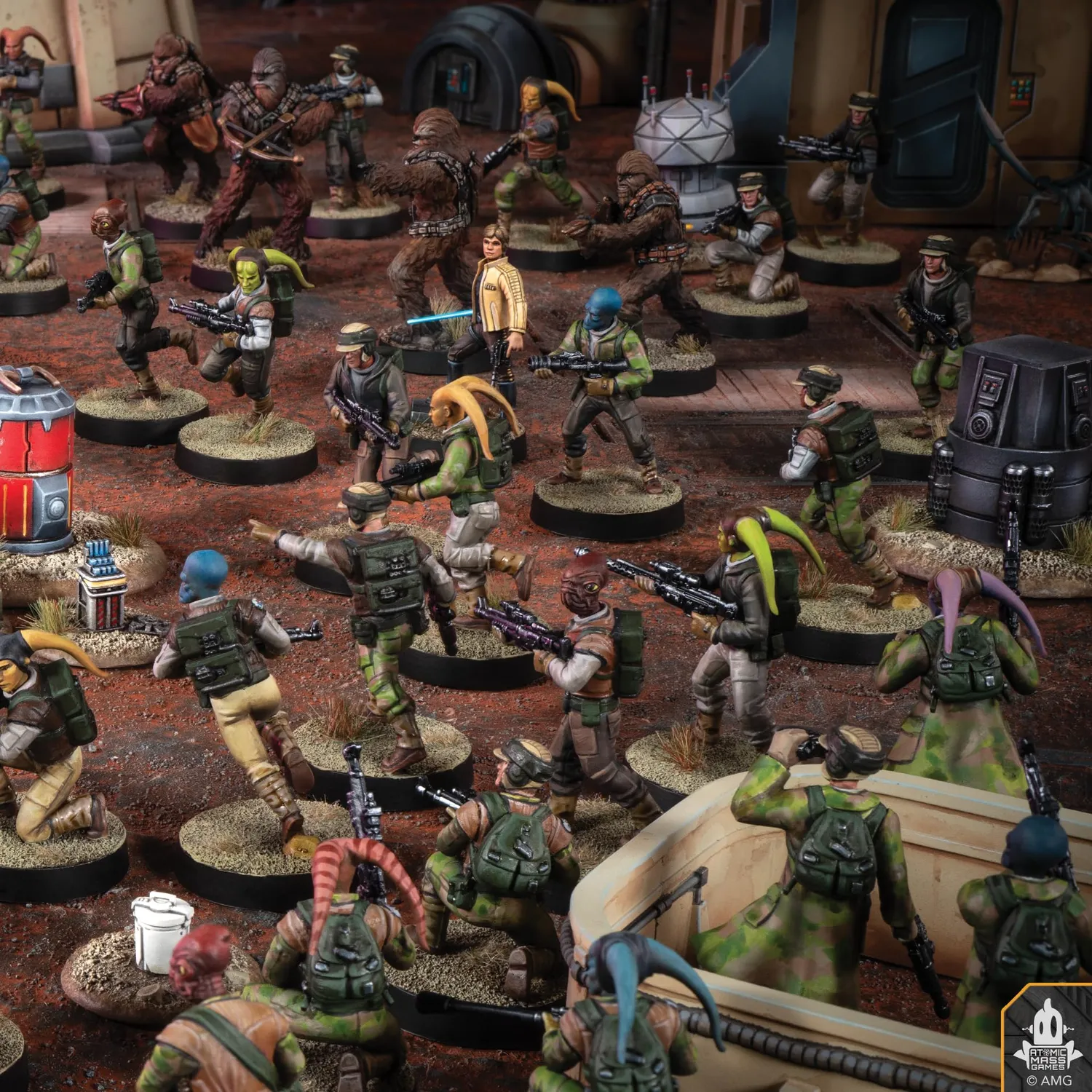 Asmodee Star Wars Legion 3D Objective Tokens Erweiterung unbemalt