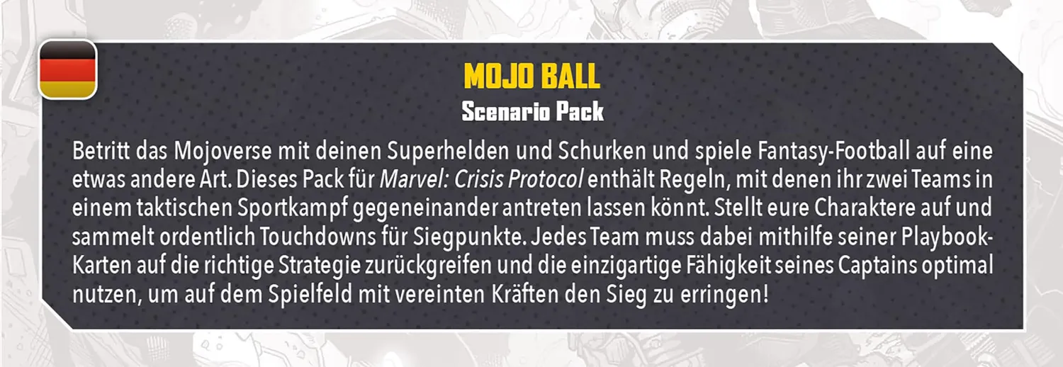 Asmodee Marvel Crisis Protocol Mojo Ball Szenariopack Deutsch 2 Spieler