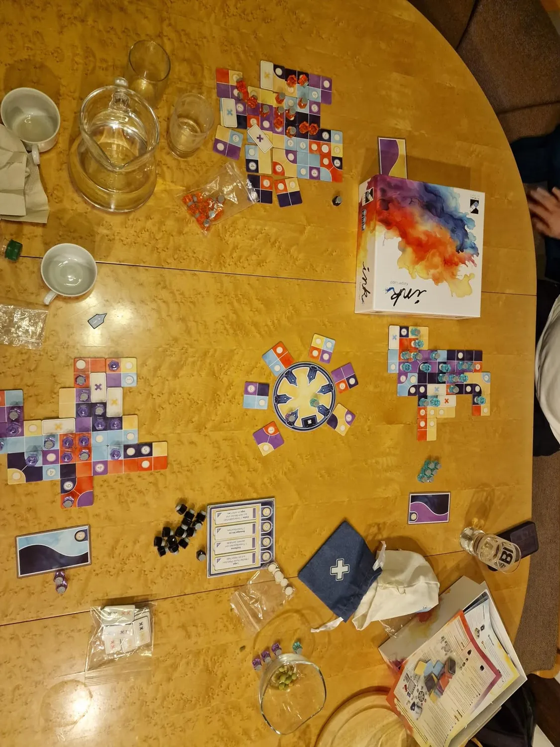 Asmodee Ink Familienspiel Deutsch Tintenmuster Legespiel