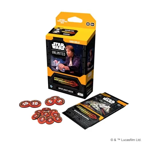 Star Wars Unlimited Han Solo Spotlight-Deck Deutsch 50 Karten