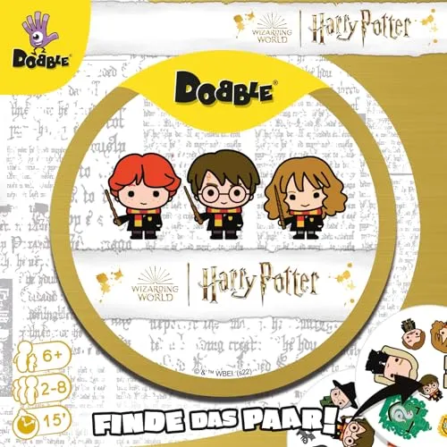 Dobble Harry Potter Eco Sleeve Kartenspiel Hogwarts Edition