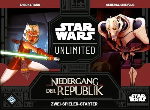 Fantasy Flight Star Wars Unlimited Niedergang der Republik Starter Deutsch