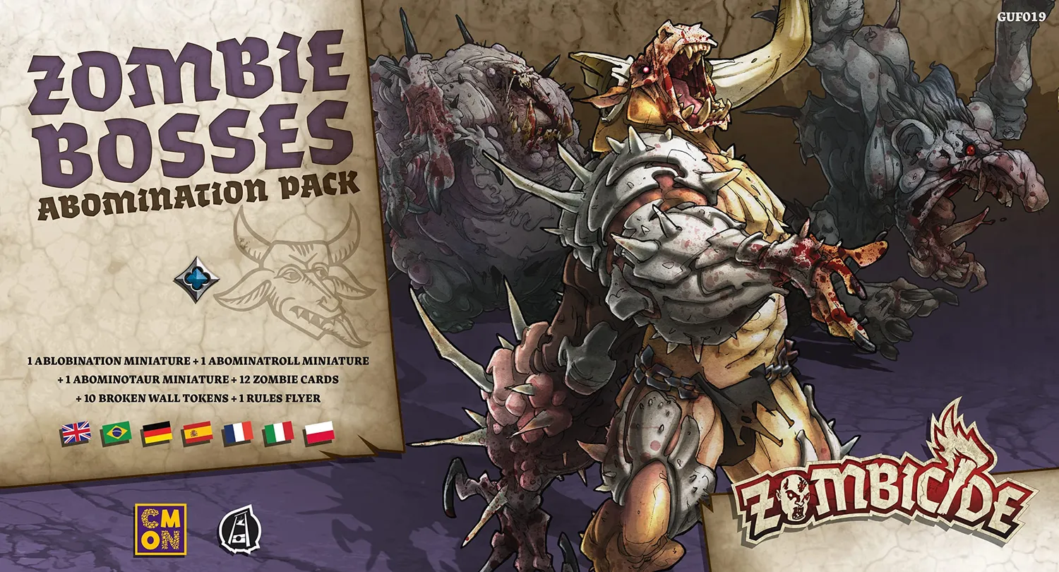 CMON Zombicide Black Plague Zombie Bosses Erweiterung Deutsch