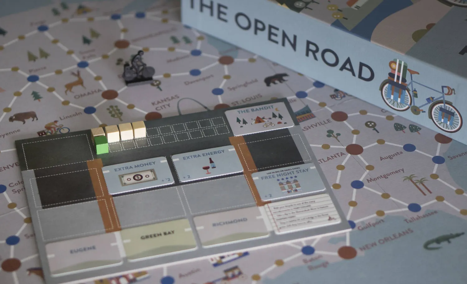 Spielefaible The Open Road Brettspiel Abenteuer