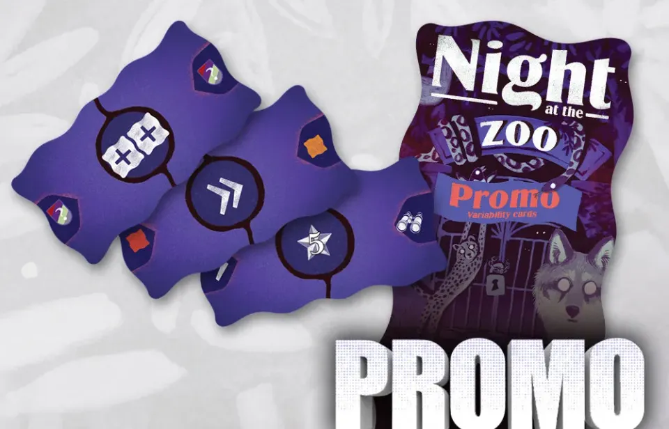 Capstone Games Night at the Zoo Variability Cards Promokarten