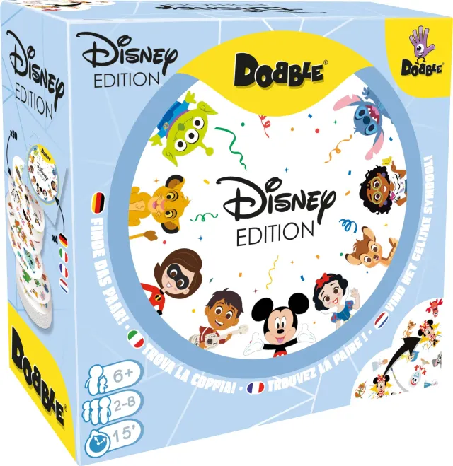 Dobble Disney Kartenspiel Familienspiel 2-8 Spieler