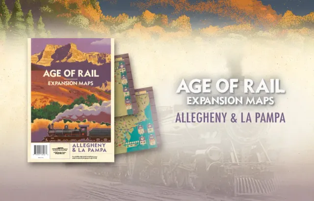 Capstone Games Iron Rail Age of Rail Allegheny Erweiterung