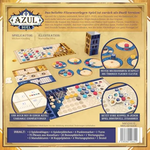 Asmodee Azul Duel Brettspiel für 2 Personen Deutsch
