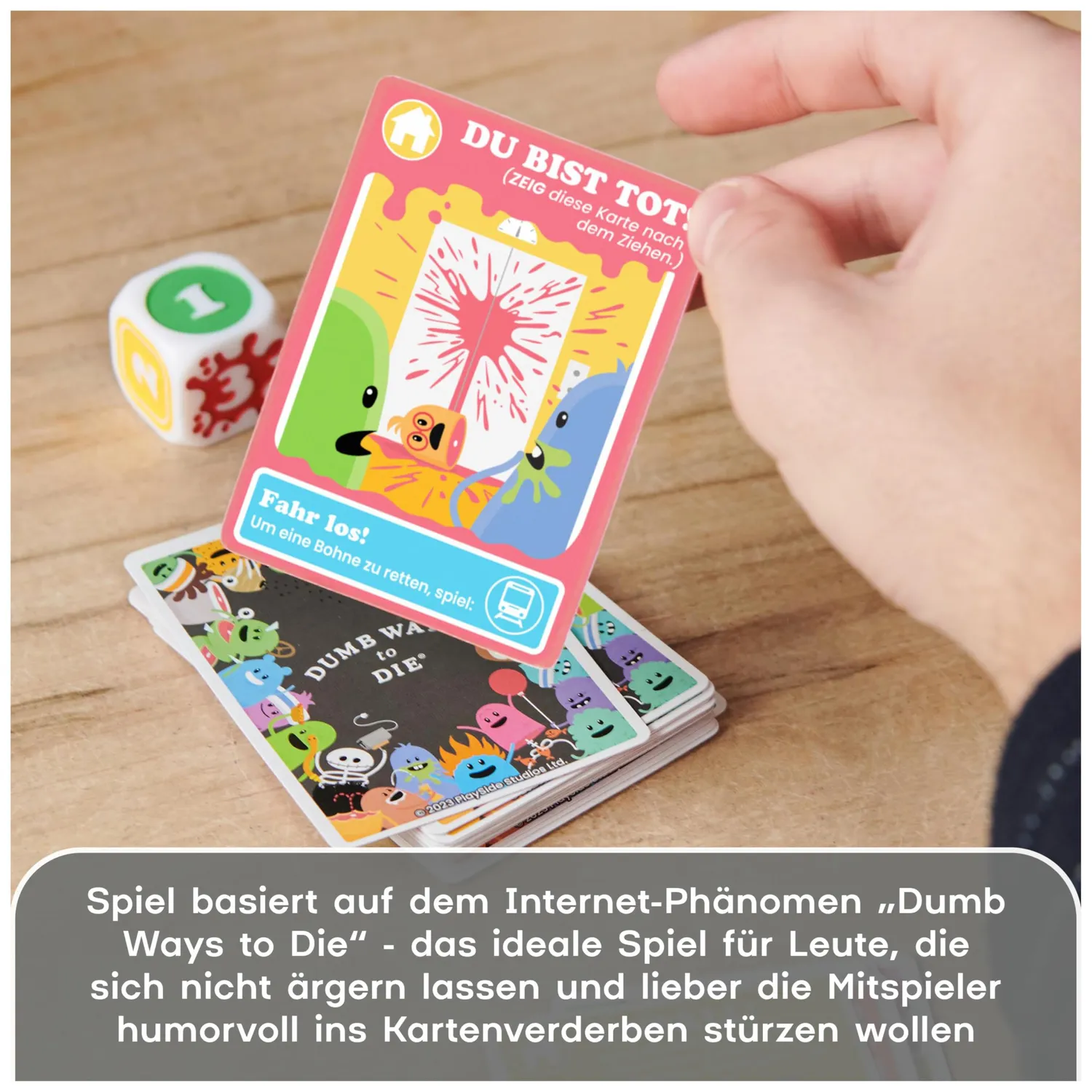 Spin Master Dumb Ways to Die Kartenspiel deutsch ab 12 Jahren