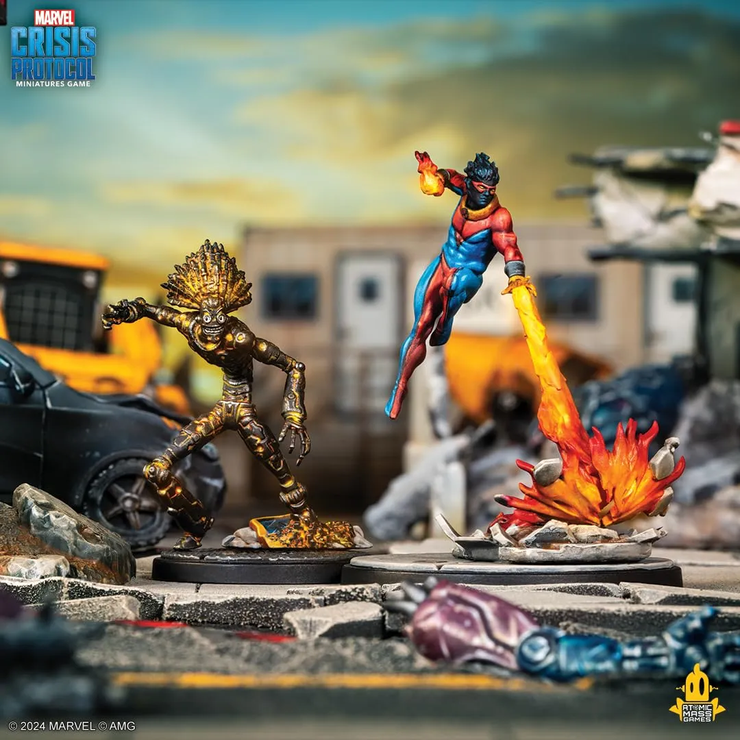 Marvel Crisis Protocol Sunspot Warlock Miniaturen-Erweiterung