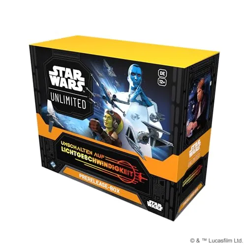 Asmodee Star Wars: Unlimited Umschalten auf Lichtgeschwindigkeit Box