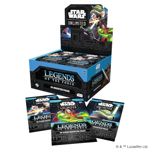 Asmodee Star Wars Unlimited Legends of the Force Booster Display