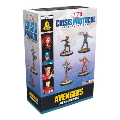 Asmodee Marvel Crisis Protocol Avengers Affiliation Pack Tabletop