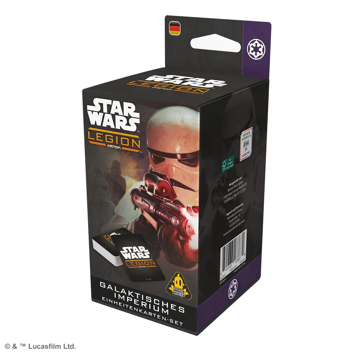 Star Wars Legion Imperium Einheitenkarten-Set 177 Karten