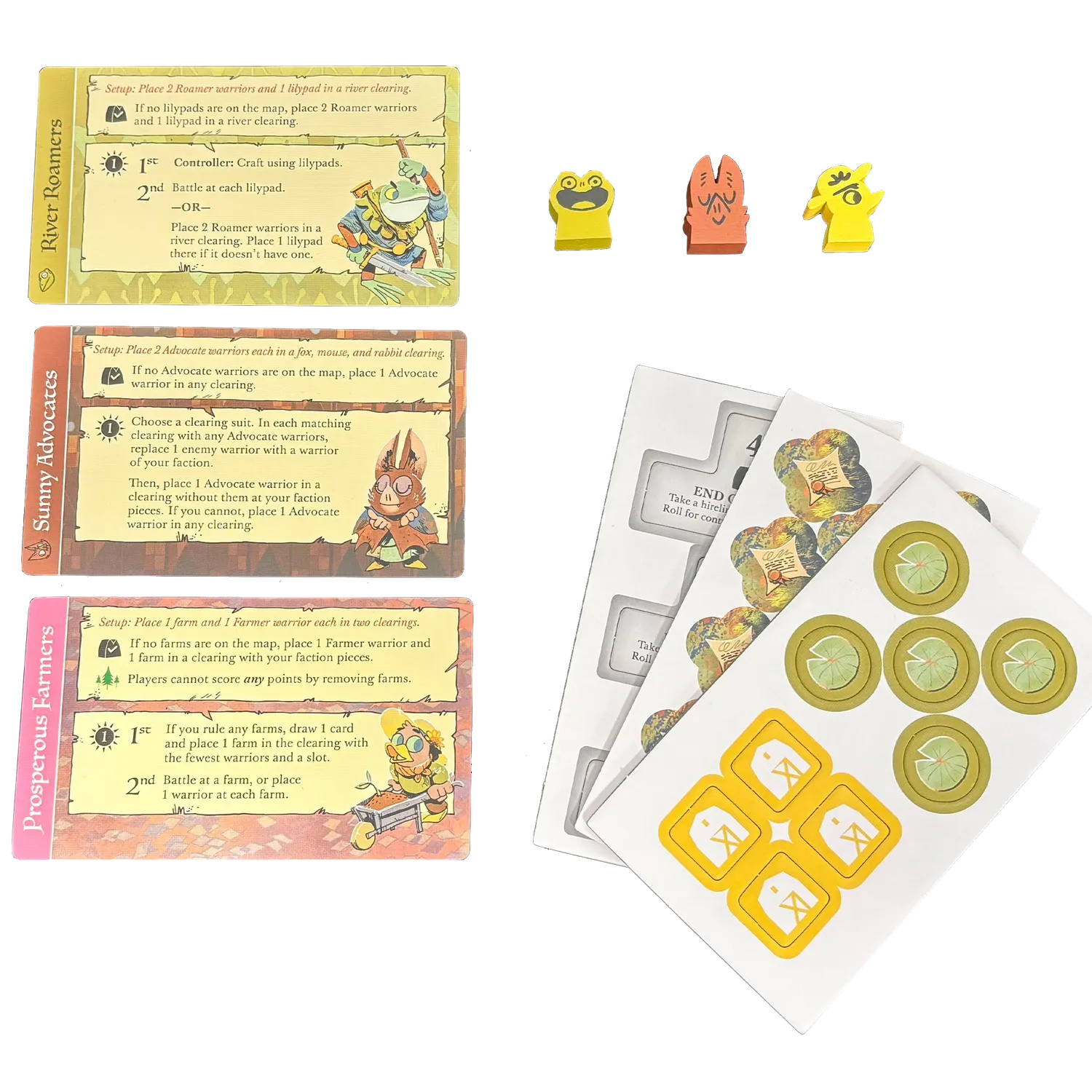 Leder Games Root Homeland Hirelings Pack Erweiterung hires