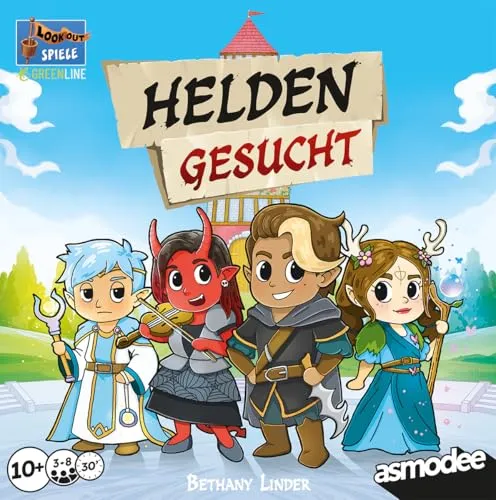 Asmodee Helden gesucht Familienspiel Deutsch