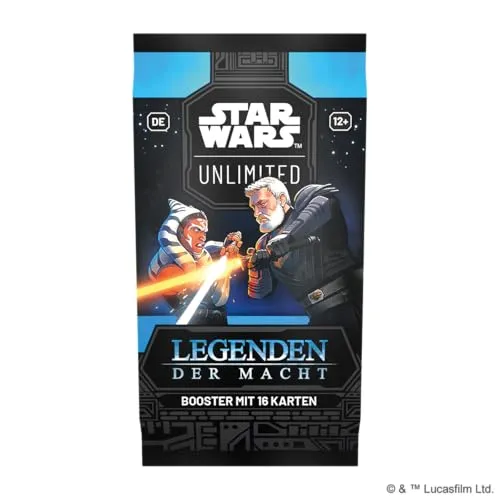 Asmodee Star Wars Unlimited Legenden der Macht Booster Jedi Sith