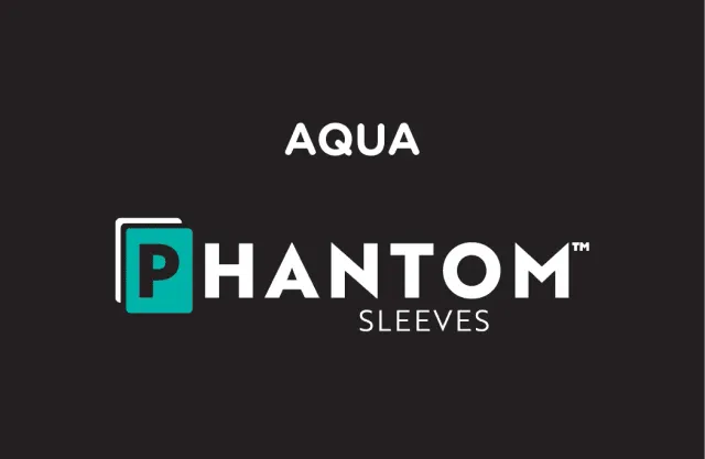 Capstone Phantom Sleeves Aqua Kartenhüllen Large Square