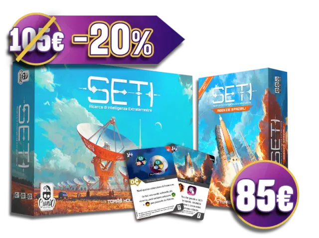 Cranio SETI Super Bundle Brettspiel Exklusiv