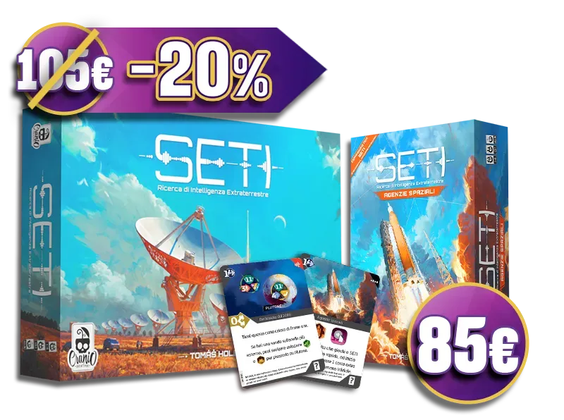 Cranio SETI Super Bundle Brettspiel Exklusiv